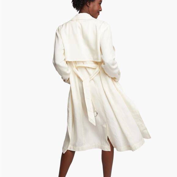 ABLE Irena Trench Jacket Beige Color Size XL - Picture 2 of 13